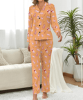 Bunny-Womens-Pajama-Peach-Front-View