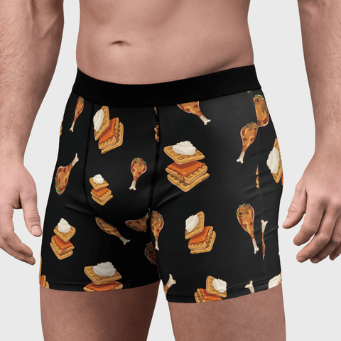 Chicken & Waffles Men's Boxer Briefs