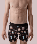 Coffee-Date-Mens-Boxer-Briefs-Black-Model-Front-View