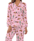 Country-Womens-Pajama-Pink-Front-View