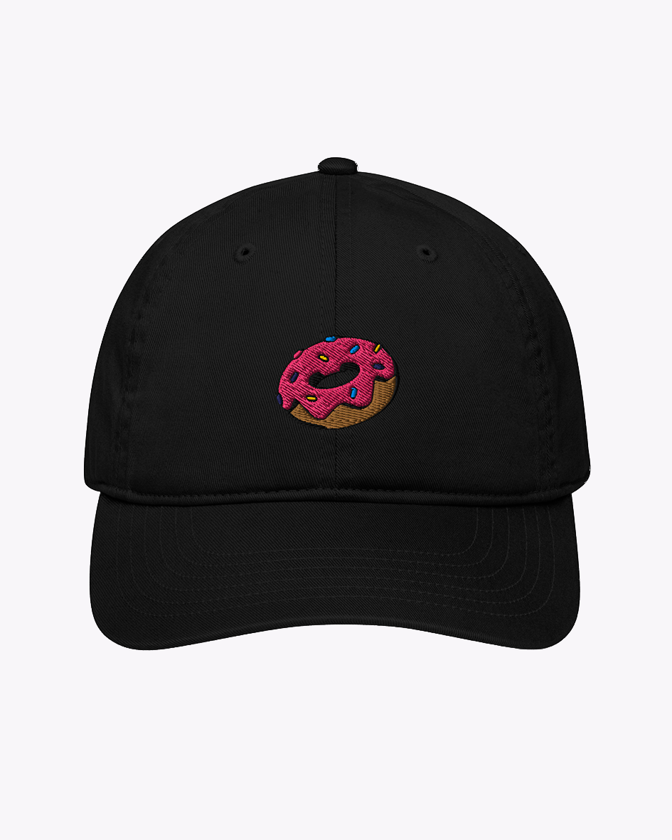 Embroidered Donut Hat