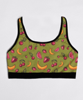Fruit-Punch-Womens-Bralette-Olive-Green-Prodcut-Front-View