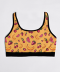 Fruit-Punch-Womens-Bralette-Yellow-Prodcut-Front-View