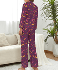 Fruit-Punch-Womens-Pajama-Purple-Rear-View