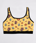 Halloween-Womens-Bralette-Yellow-Product-Front-View