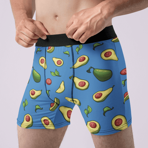 Happy Avocado Men's Boxer Briefs