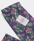 Jungle-Flower-Womens-Pajama-Purple-Pink-Closeup-Product-View
