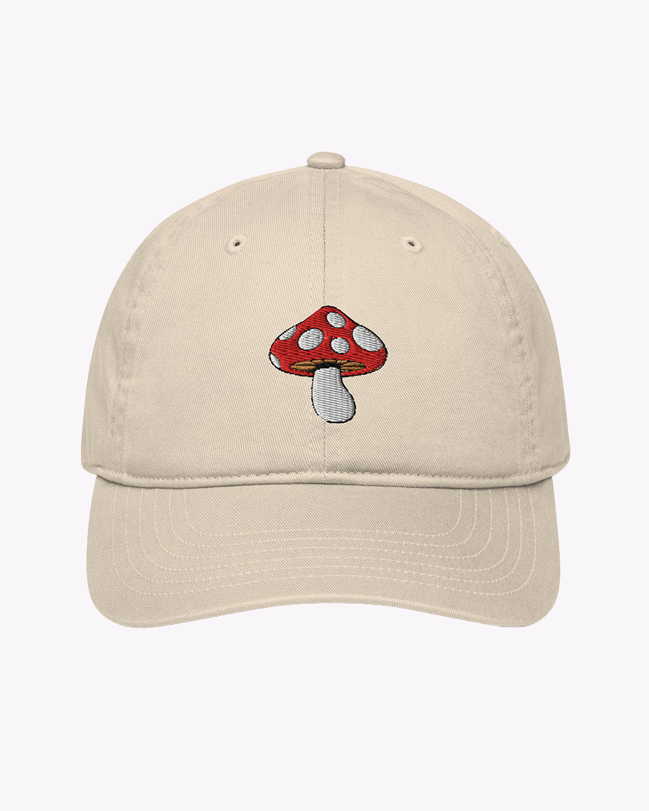 Embroidered Mushroom Hat