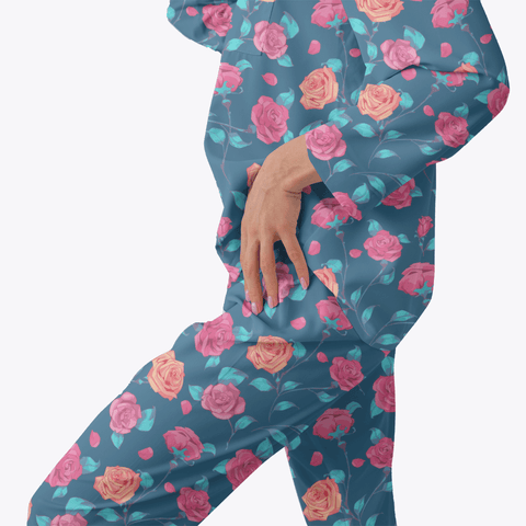 Painted Roses Women's Pajama Set