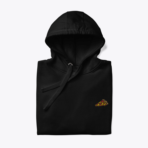 Pepperoni Pizza Embroidered Hoodie