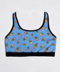 Pineapple-Womens-Bralette-Sky-Blue-Product-Front-View