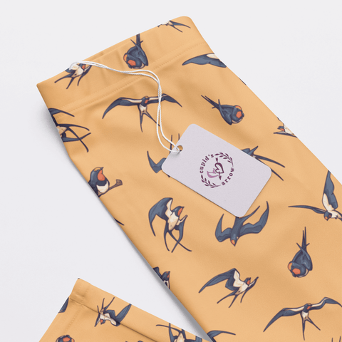 Sparrow-Mens-Pajama-Yellow-Closeup-Product-View