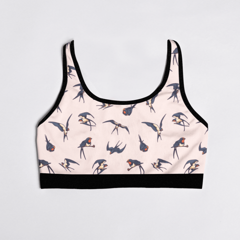 Sparrow-Womens-Bralette-White-Product-Front-View
