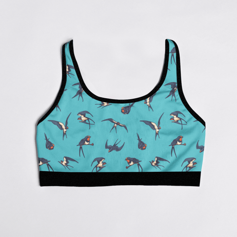 Sparrow-Womens-Bralette-Turquoise-Product-Front-View