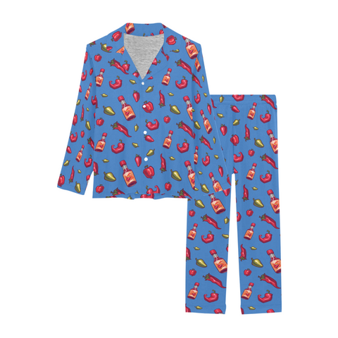 Spicy-Womens-Pajama-Blue-Product-View