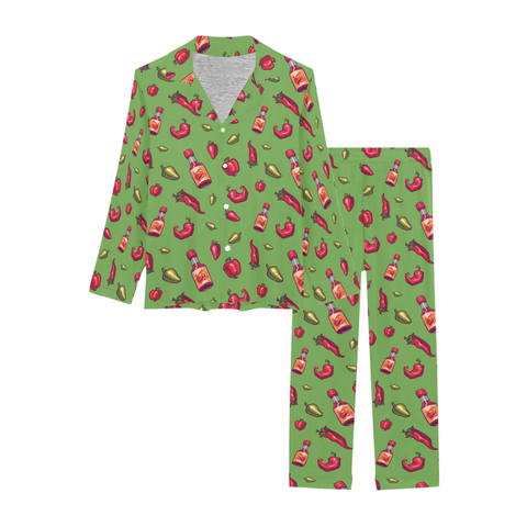 Spicy-Womens-Pajama-Light-Green-Product-View