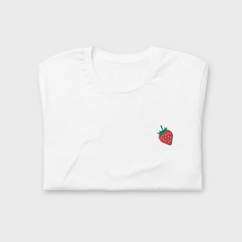 Strawberry Embroidered T-shirt