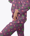 Strawberry-Womens-Pajama-Plum-Semi-Side-View