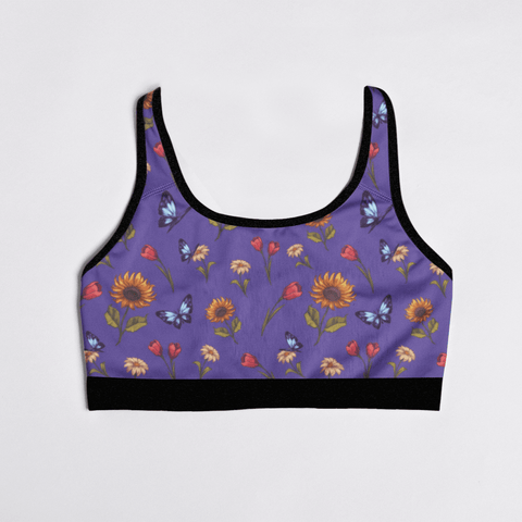 Summer-Garden-Womens-Bralette-Purple-Product-Front-View