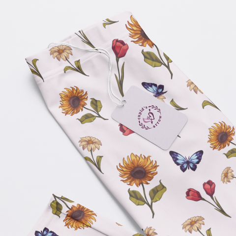 Summer-Garden-Womens-Pajama-White-Closeup-Product-View