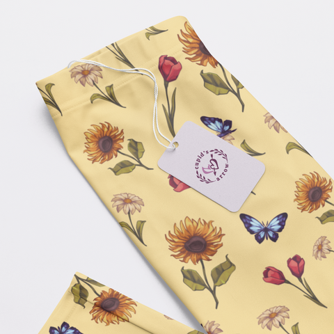 Summer-Garden-Womens-Pajama-Light-Yellow-Closeup-Product-View