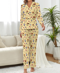 Summer-Garden-Womens-Pajama-Light-Yellow-Lifestyle-View