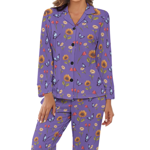 Summer Garden Women's Pajama Set