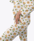 Sunflower-Womens-Pajama-Snow-Semi-Side-View