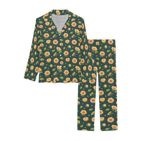 Sunflower-Womens-Pajama-Dark-Green-Product-View