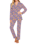 Sunflower-Womens-Pajama-Lavender-Front-View