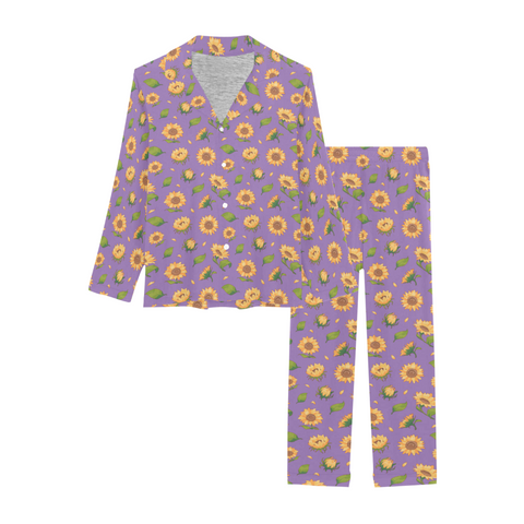 Sunflower-Womens-Pajama-Lavender-Product-View