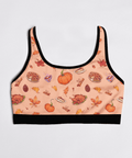 Thanks-Giving-Womens-Bralette-Peach-Product-Front-View