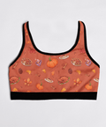 Thanks-Giving-Womens-Bralette-Pumpkin-Product-Front-View