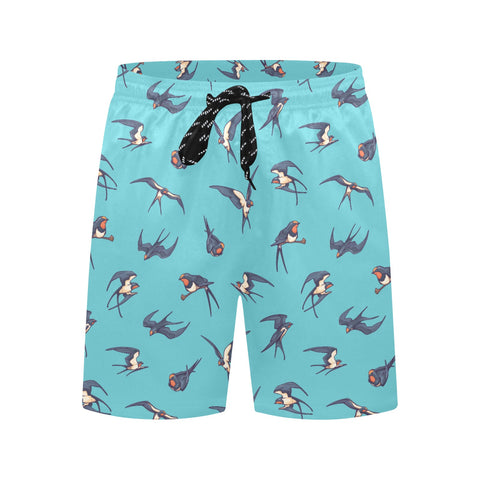 Sparrow-Mens-Swim-Trunks-Turquoise-Front-View