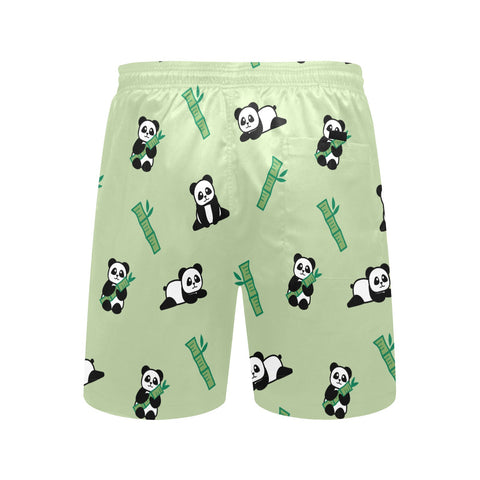 Panda-Men's-Swim-Trunks-DarkSeaGreen-Back-View