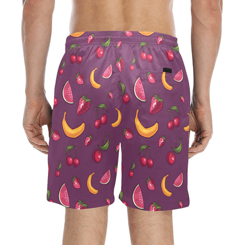 Fruit-Punch-Mens-Swim-Trunks-Purple-Model-Back-View