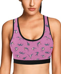 Sparrow-Womens-Bralette-Pink-Model-Front-View