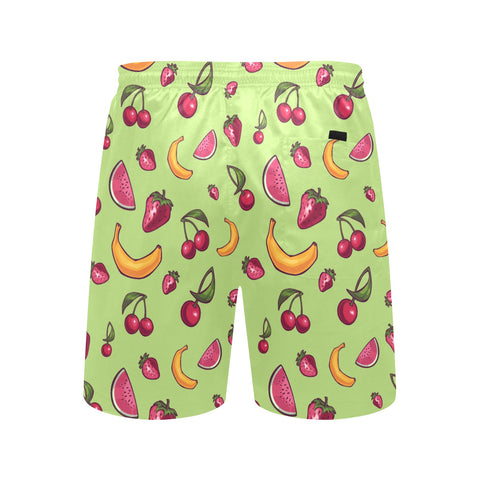 Fruit-Punch-Mens-Swim-Trunks-Lime-Green-Back-View