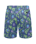 Jungle-Flower-Mens-Swim-Trunks-Blue-Purple-Back-View