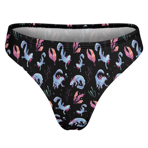 Axolotl-Womens-Thong-Black-Product-Back-View