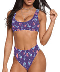 Axolotl-Womens-Bikini-Set-Dark-Purple-Model-Front-View