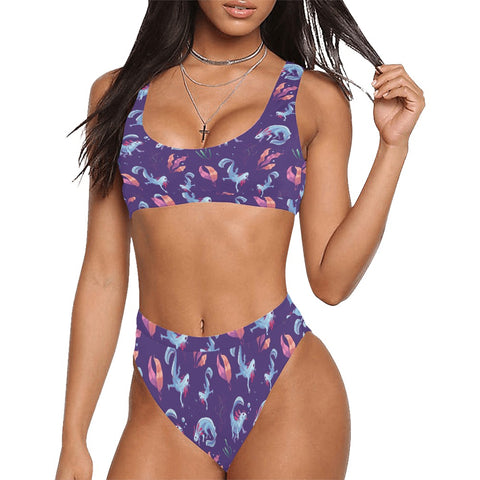 Axolotl-Womens-Bikini-Set-Dark-Purple-Model-Front-View