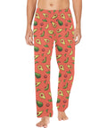 Happy-Avocado-Mens-Pajama-Orange-Model-Front-View