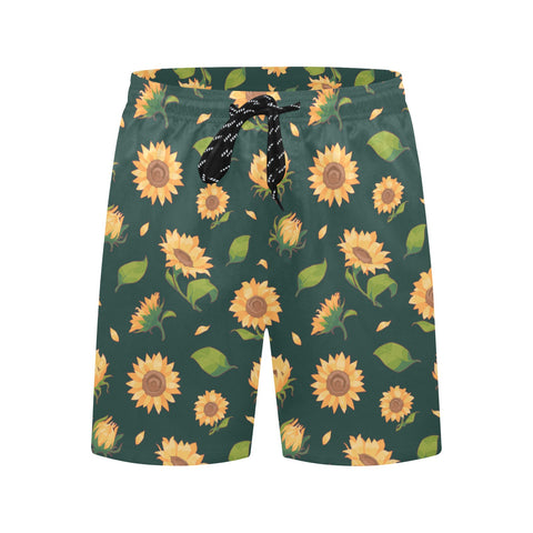 Sunflower-Men's-Swim-Trunks-Dark-Green-Front-View