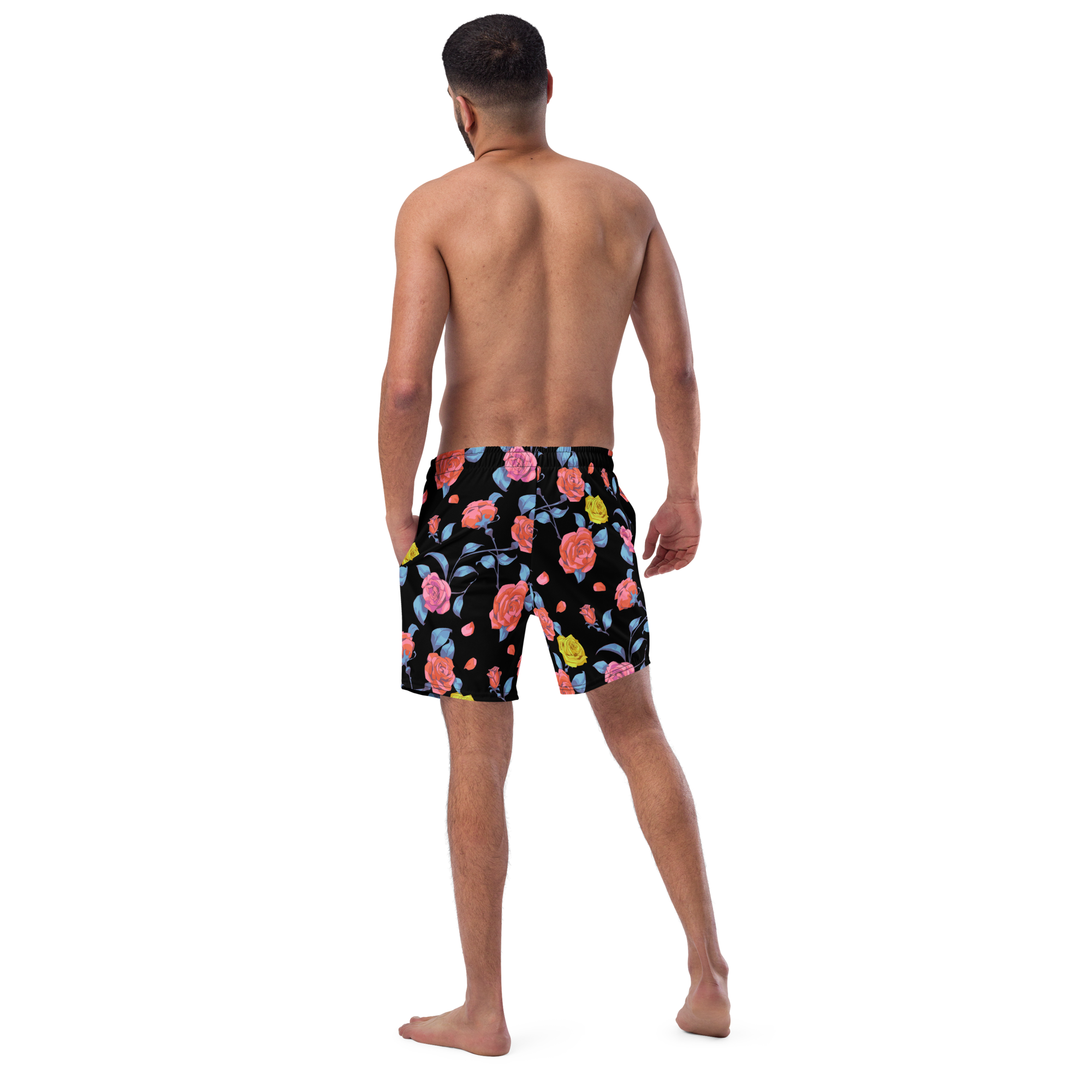Roses - Men's swim trunks