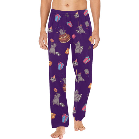 Birthday Raccoons Men's Pajamas