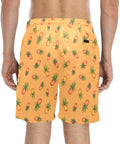 Pineapple-Mens-Swim-Trunks-Orange-Model-Back-View