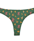 Baby-Monkey-Women's-Thong-Green-Product-Front-View