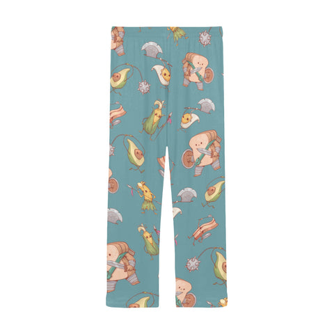 Food Fight Men's Pajamas