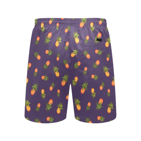 Pineapple-Mens-Swim-Trunks-Dark-Purple-Back-View